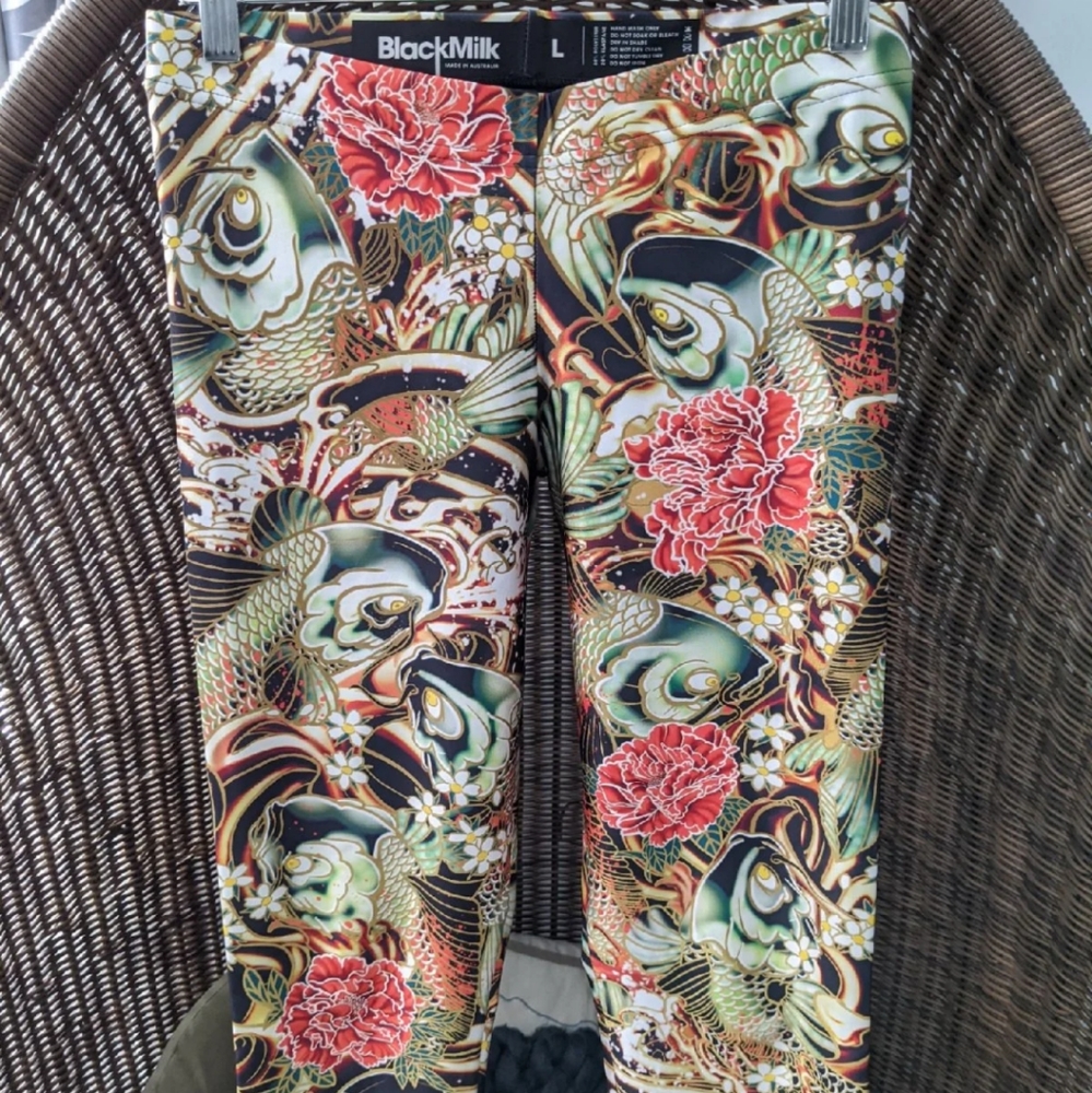 Blackmilk Koi leggings